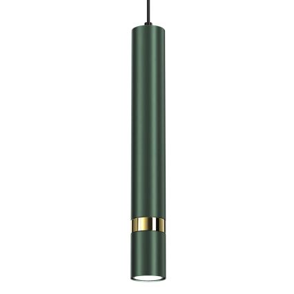 Brilagi - Lampadario a sospensione con filo POKER 1xGU10/25W/230V verde/oro