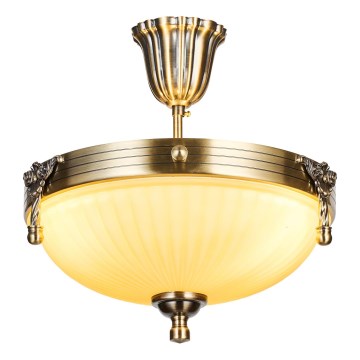 Brilagi - Lampadario a sospensione con supporto rigido CLASSIC 3xE14/60W/230V ottone