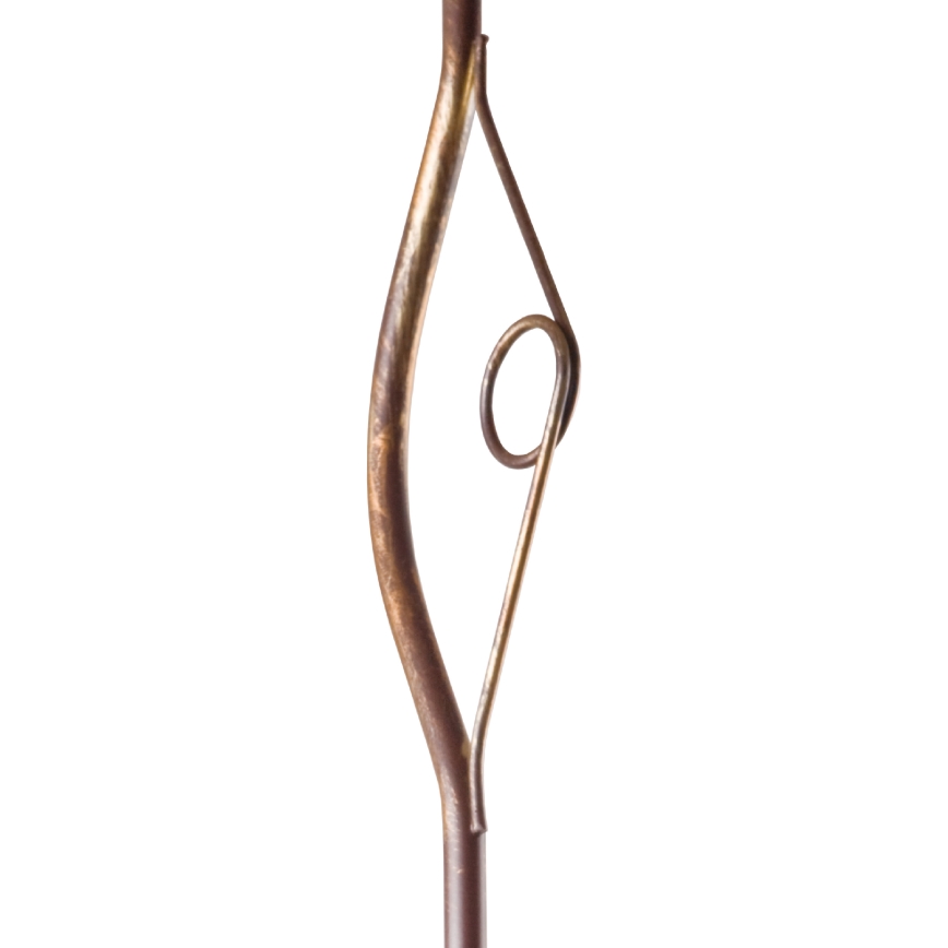 Brilagi - Lampadario a sospensione con supporto rigido LED ANTICO 1xE27/60W/230V patina di bronzo