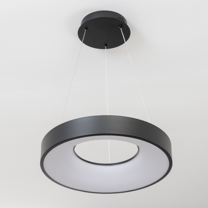 Brilagi - Lampadario LED dimmerabile a sospensione con cavo FALCON II LED/67W/230V 3000-6500K Ø 40 cm nero + telecomando