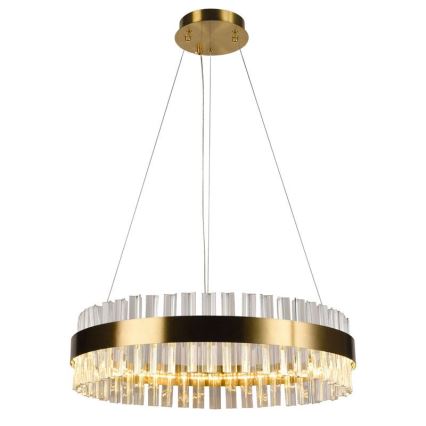 Brilagi - Lampadario a LED dimmerabile in cristallo su cavo HALO LED/40W/230V 3000-6500K Ø 60 cm + telecomando