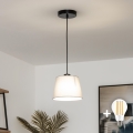 Brilagi - Lampadario a sospensione LED CERIA 1xE27/40W/230V Ø 20,5 cm grigio
