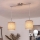 Brilagi - Lampadario a sospensione LED con cavo NUBILA 2xE27/60W/230V marrone