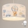 Brilagi - Lampadario a sospensione LED per bambini BOBO 1xE27/60W/230V Ø 35 cm blu/orsetti