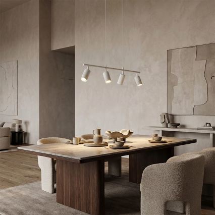 Brilagi - Lampadario a sospensione SELE 4xGU10/30W/230V bianco