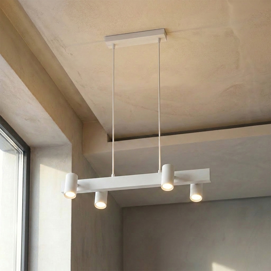 BRILAGI - Lampadario a sospensione SELE 4xGU10/30W/230V bianco