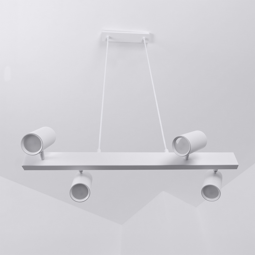 BRILAGI - Lampadario a sospensione SELE 4xGU10/30W/230V bianco
