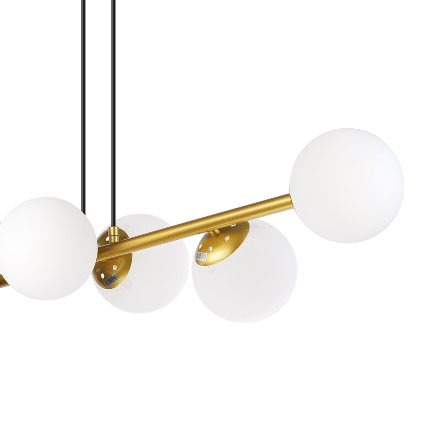 Brilagi - Lampadario a sospensione su cavo MALONY 6xE14/20W/230V, dorato
