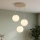 Brilagi - Lampadario a sospensione su cavo MILO ECRU 3xE27/60W/230V beige/oro