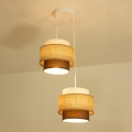 Brilagi - Lampadario a sospensione su cavo RESNA 2xE27/60W/230V Ø 30 cm beige/nero