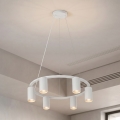 Brilagi - Lampadario a sospensione su cavo SELE 6xGU10/30W/230V bianco