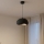 Brilagi - Lampadario a sospensione su cavo WABI SABI 1xE27/40W/230V Ø 35 cm nero