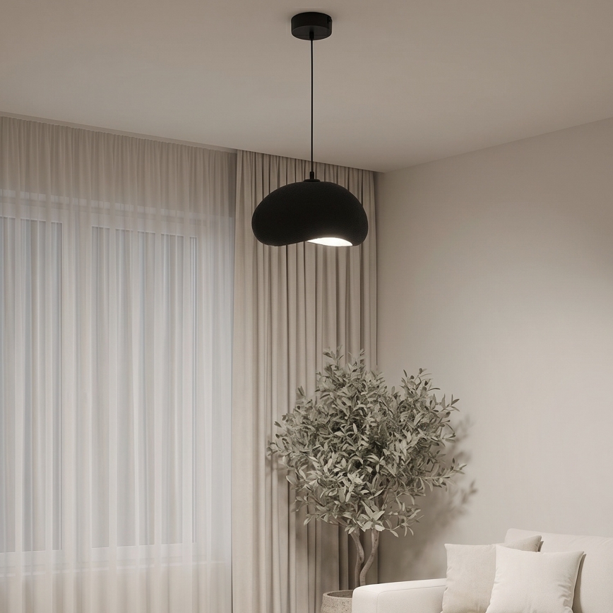 Brilagi - Lampadario a sospensione su cavo WABI SABI 1xE27/40W/230V Ø 35 cm nero