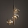 Brilagi - Lampadario a sospensione VULCANO 3xG9/8W/230V beige/beige fumé
