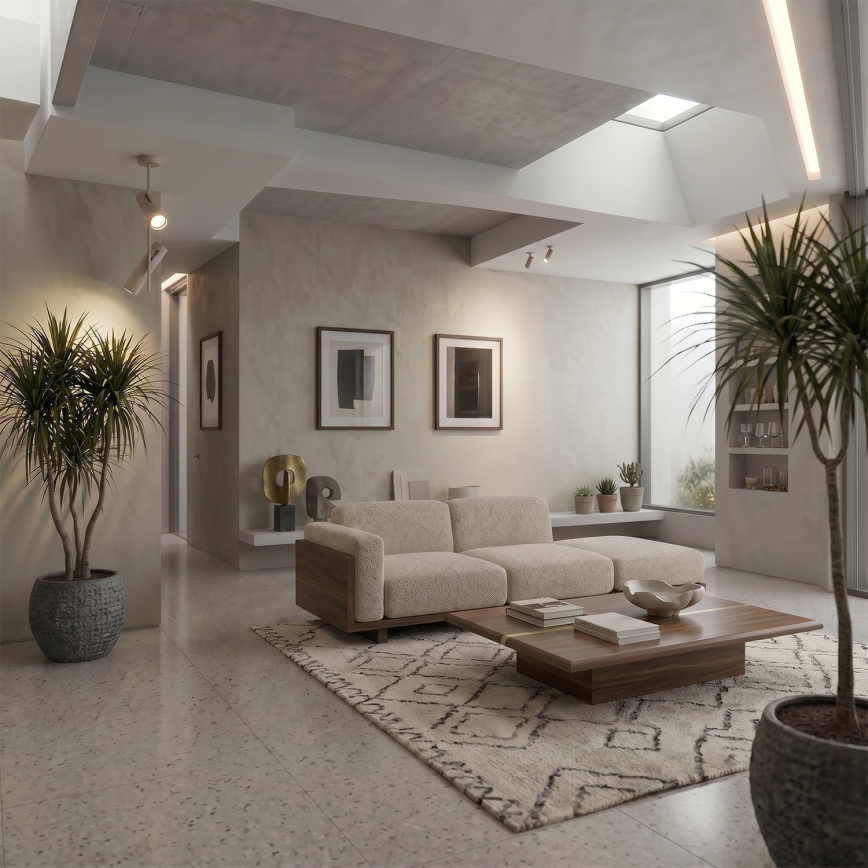 BRILAGI - Lampadario a stelo BRANCH 2xGU10/30W/230V beige