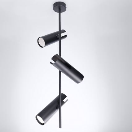 Brilagi - Lampadario a stelo BRANCH 3xGU10/30W/230V nero