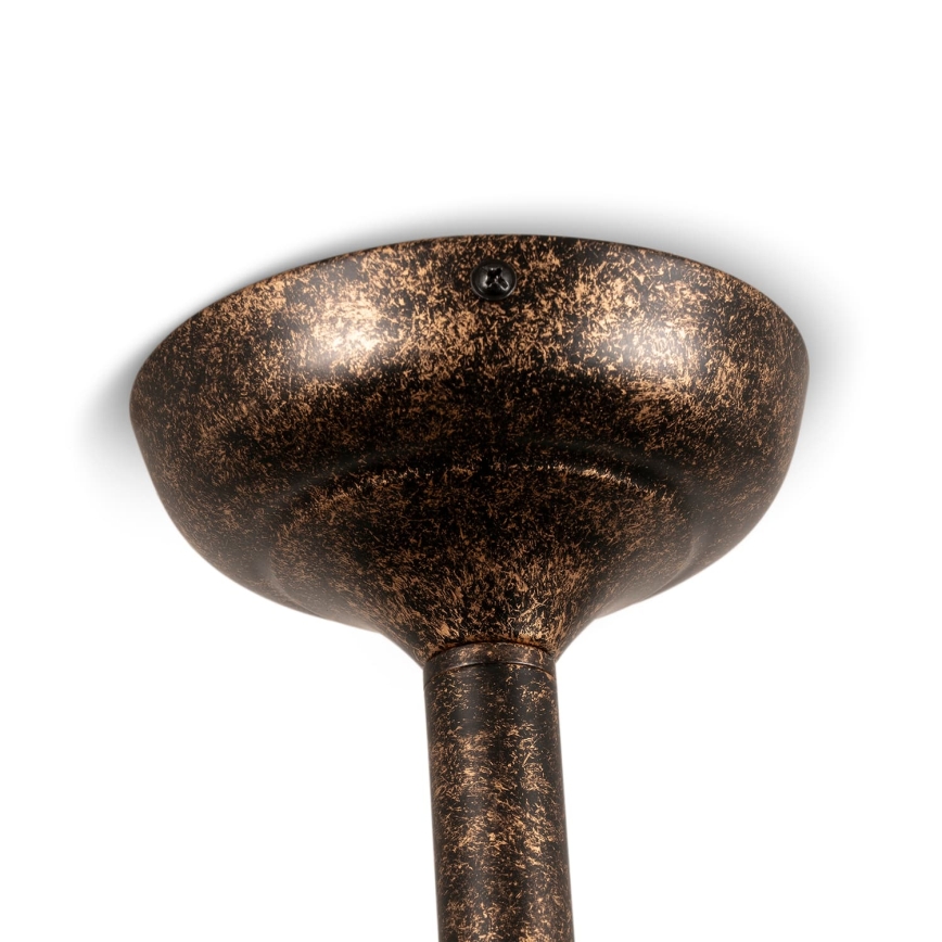 BRILAGI - Lampadario a stelo FORGE 2xE27/60W/230V rame/patina