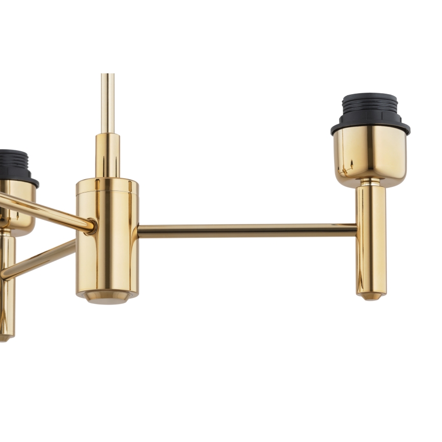 Brilagi - Lampadario a stelo MONTE 3xE27/60W/230V blu/oro