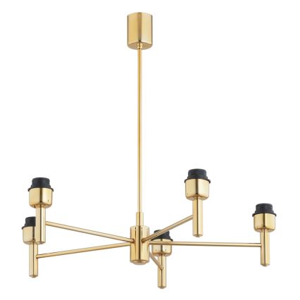 Brilagi - Lampadario a stelo MONTE 5xE27/60W/230V crema/oro