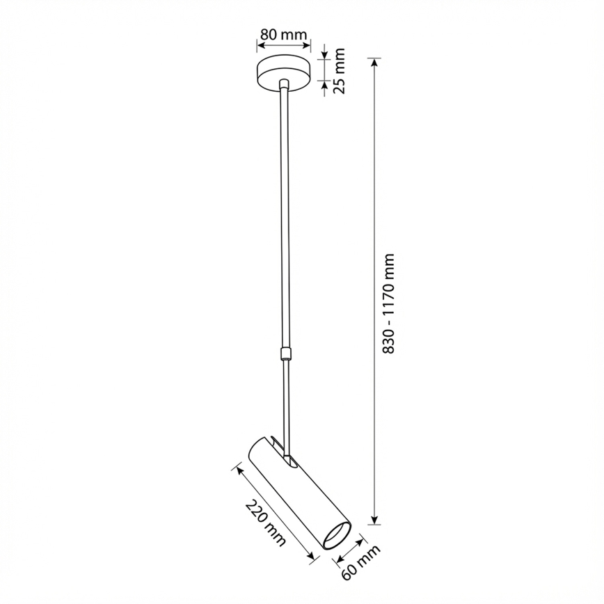 Brilagi - Lampadario a stelo SELE 1xGU10/30W/230V beige