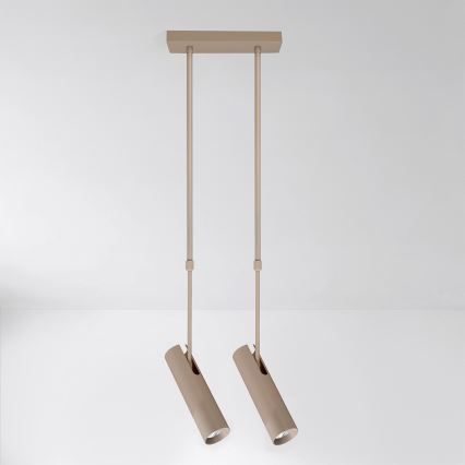 Brilagi - Lampadario a stelo SELE 2xGU10/30W/230V beige