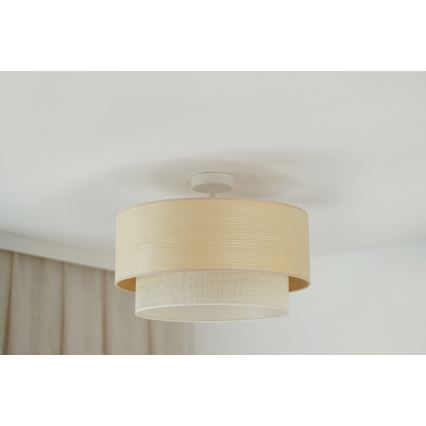 Brilagi - Lampadario a plafone ARIZONA BOHO 1xE27/15W/230V diam. 45 cm beige