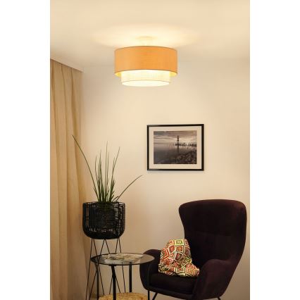 Brilagi - Lampadario a plafone ARIZONA BOHO 1xE27/15W/230V diam. 45 cm beige