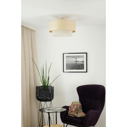 Brilagi - Lampadario a plafone ARIZONA BOHO 1xE27/15W/230V diam. 45 cm beige