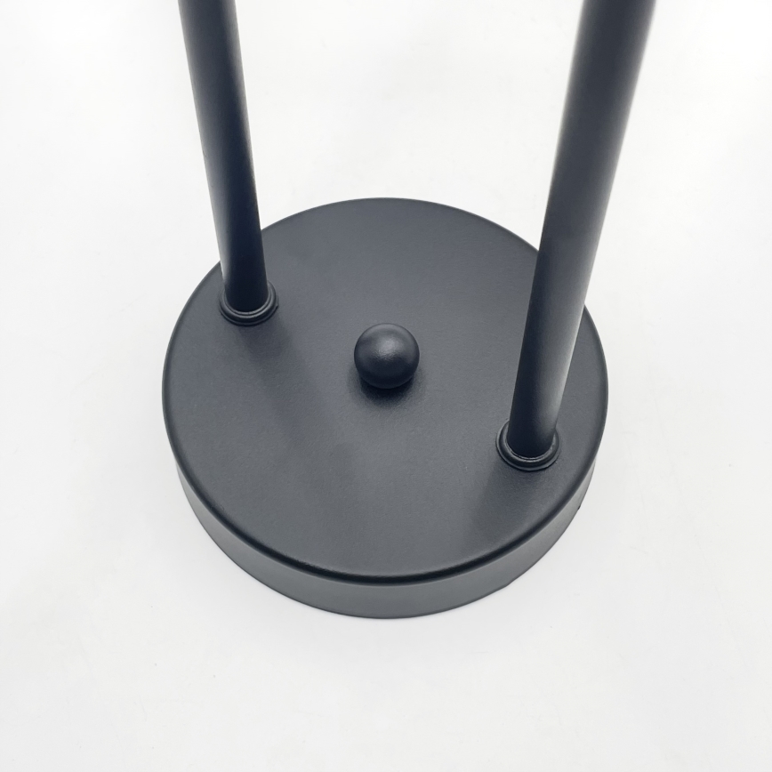 Brilagi - Lampadario da soffitto MALIVA 4xE14/15W/230V nero/trasparente