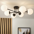 Brilagi - Lampadario da soffitto MALIVA 6xE14/15W/230V nero/bianco