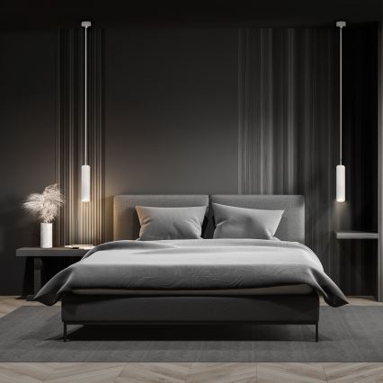 Brilagi - Lampadario LED RGBW dimmerabile sospeso su cavo SELE 1xGU10/4,8W/230V 3000K bianco + telecomando