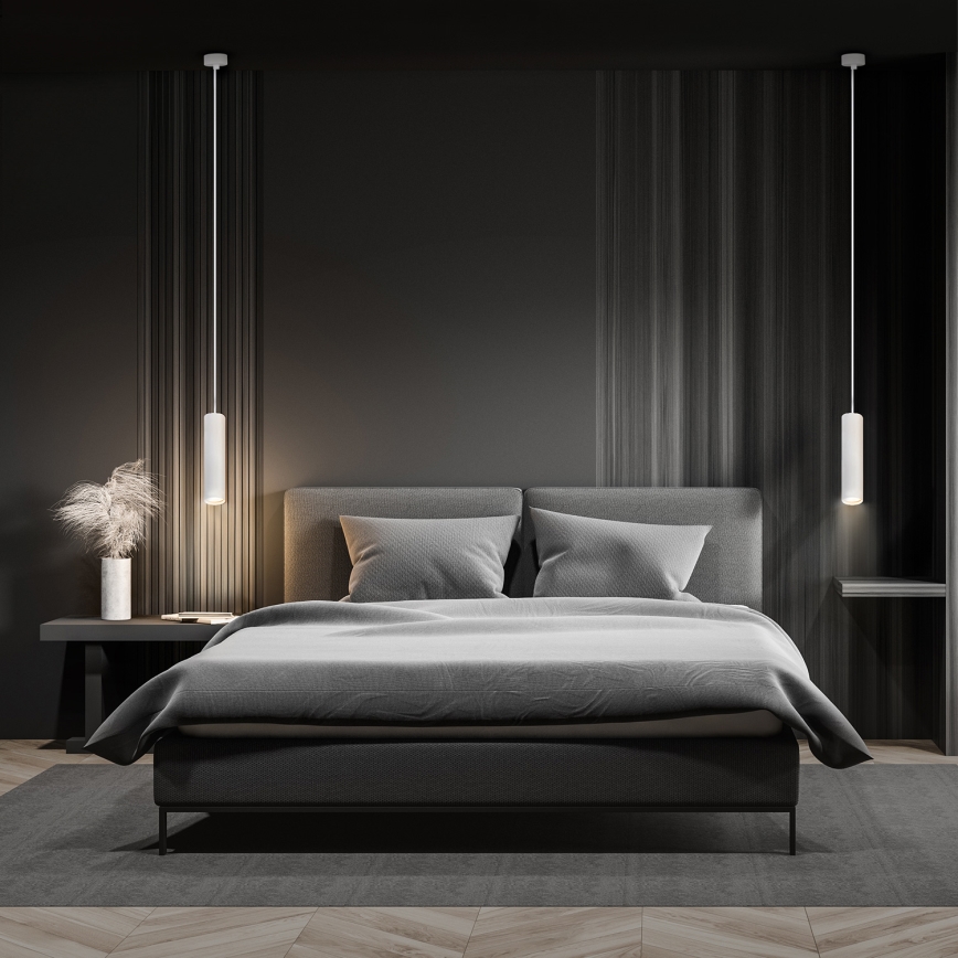 Brilagi - Lampadario LED RGBW dimmerabile sospeso su cavo SELE 1xGU10/4,8W/230V 3000K bianco + telecomando