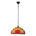 Brilagi - Lampadario in stile Tiffany a catena GARLAN 2xE27/60W/230V