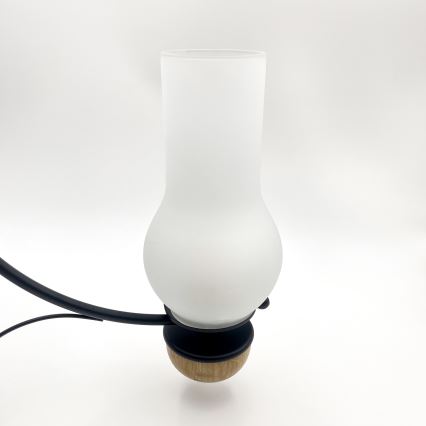 Brilagi - Lampadario LED a catena COTTAGE 3xE14/40W/230V rovere/nero/bianco