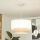 Brilagi - Lampadario LED a cavo CERIA 1xE27/40W/230V diam. 50 cm bianco/beige