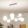 Brilagi - Lampadario LED a cavo MILLA 10xG9/3W/230V nero cromato/bianco