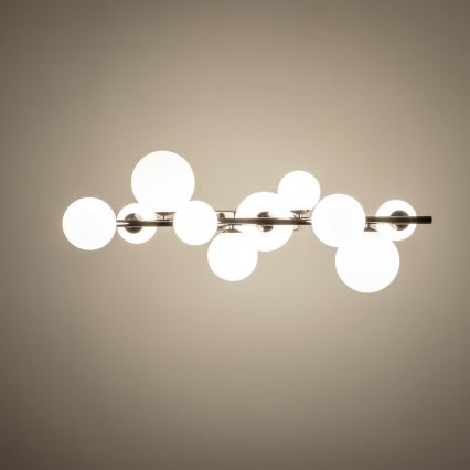 Brilagi - Lampadario LED a cavo MILLA 10xG9/3W/230V nero cromato/bianco