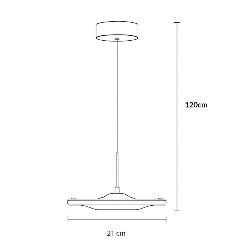 Brilagi - Lampadario LED a cavo VERANO LED/15W/230V