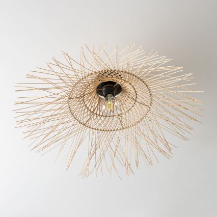 Brilagi - Lampadario LED a montaggio superficiale CERIA BOHO, 1xE27/40W/230V, Ø 100 cm, bambù