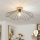 Brilagi - Lampadario LED a montaggio superficiale CERIA WIRE 1xE27/40W/230V Ø 60 cm nero/rovere