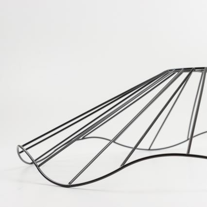Brilagi - Lampadario LED a montaggio superficiale CERIA WIRE 1xE27/40W/230V Ø 60 cm nero/rovere