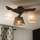 Brilagi - Lampadario LED a plafone ANTHONY 3xE14/40W/230V rovere noce