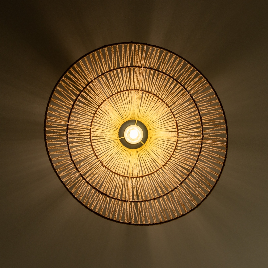 Brilagi - Lampadario LED a plafone CERIA BOHO 1xE27/40W/230V Ø 50 cm marrone