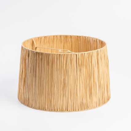Brilagi - Lampadario LED a plafone CERIA BOHO 1xE27/60W/230V Ø 50 cm nero/rafia
