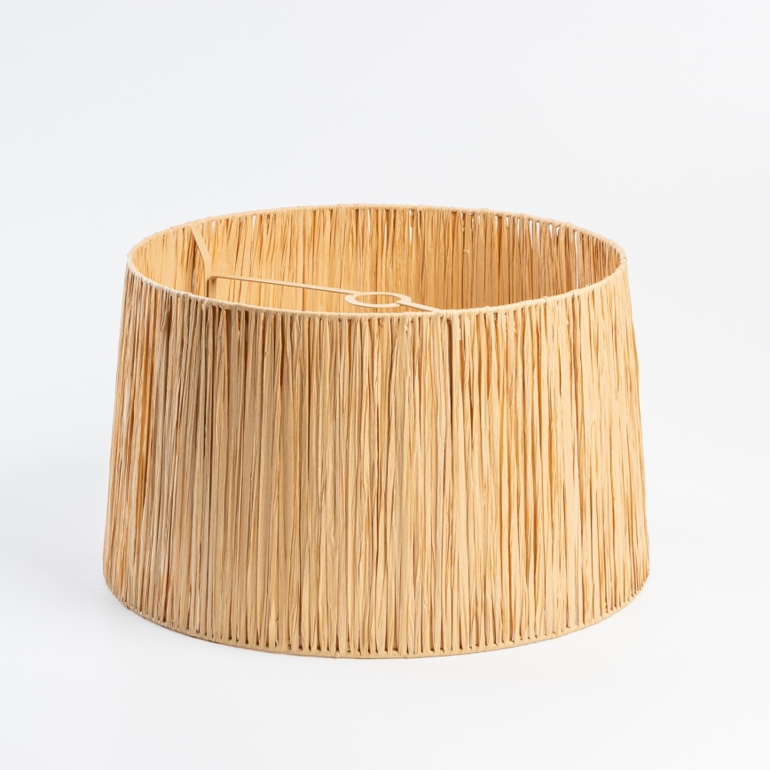 Brilagi - Lampadario LED a plafone CERIA BOHO 1xE27/60W/230V Ø 50 cm nero/rafia