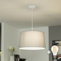 Brilagi - Lampadario LED a sospensione CERIA 1xE27/40W/230V Ø 45 cm grigio