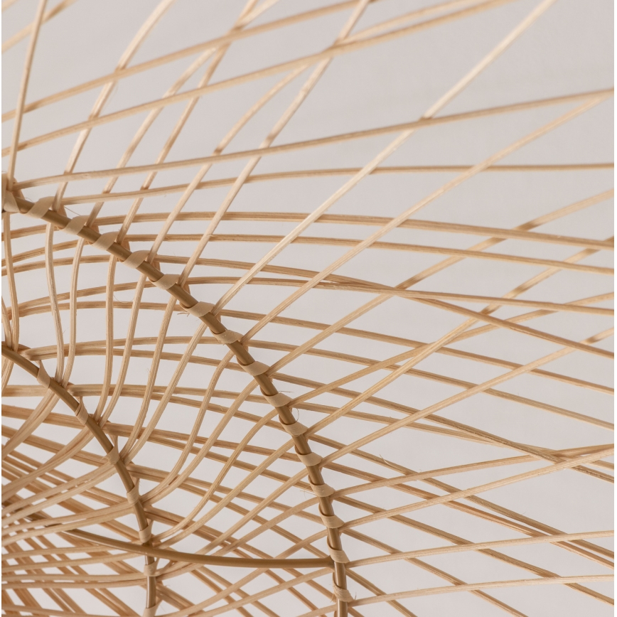 Brilagi - Lampadario LED a sospensione con cavo CERIA BOHO 1xE27/40W/230V Ø 100 cm in bambù