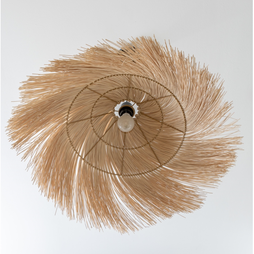 Brilagi - Lampadario LED a sospensione con cavo CERIA BOHO 1xE27/40W/230V Ø 70 cm rattan