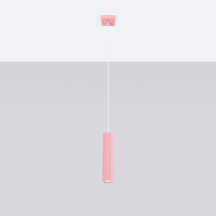 Brilagi - Lampadario LED a sospensione con cavo CRESTO 1xGU10/10W/230V rosa