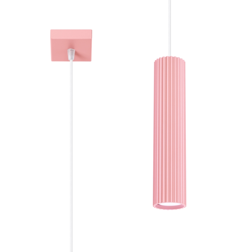 Brilagi - Lampadario LED a sospensione con cavo CRESTO 1xGU10/10W/230V rosa